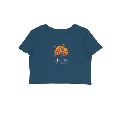 Autumn Vibes, Women's Crop Top