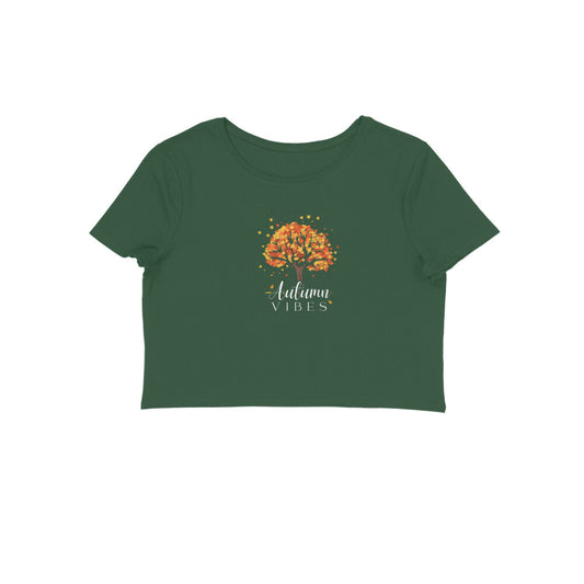 Autumn Vibes, Women's Crop Top