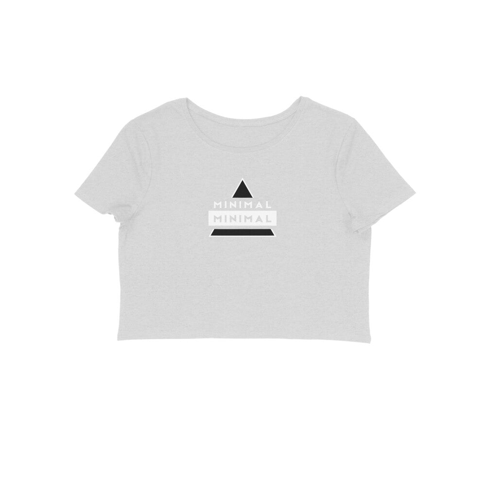 Minimal, Women's Crop Top