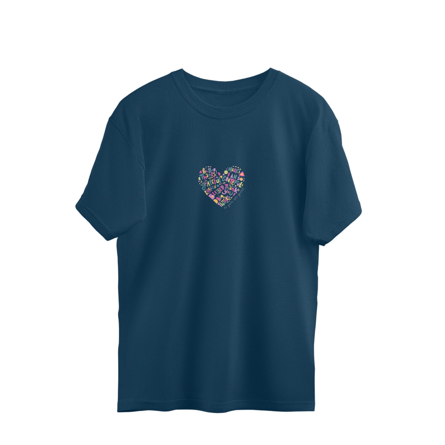 Heart with Love, Women's Oversized T-Shirt