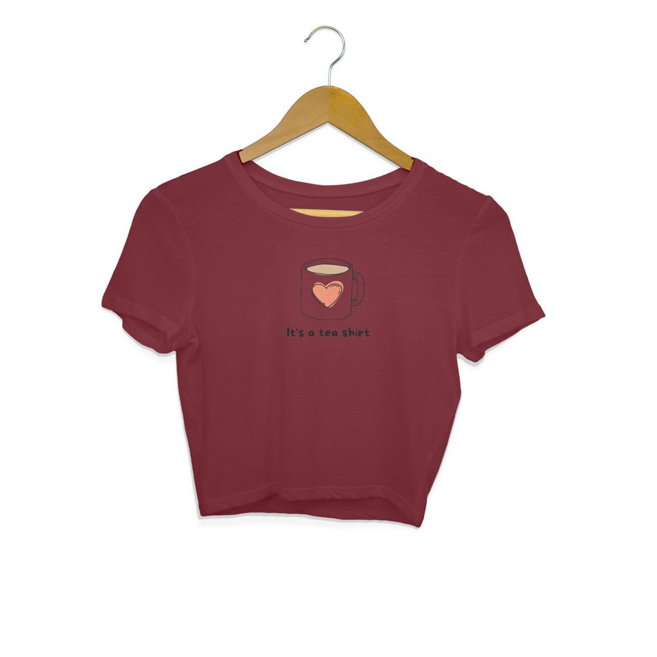 Tea Shirt, Women's Crop Top