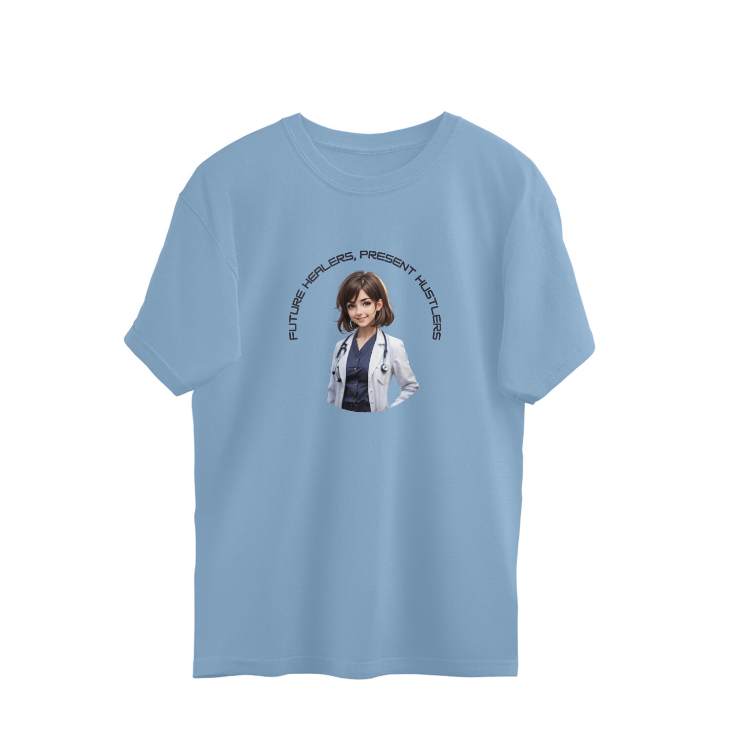 Future Healers, Present Hustlers - Women's Oversized Tee