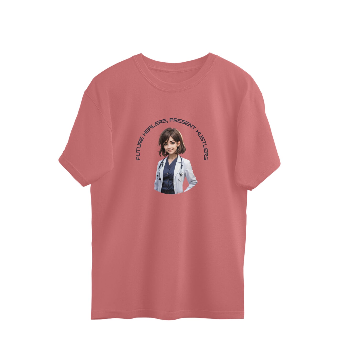 Future Healers, Present Hustlers - Women's Oversized Tee