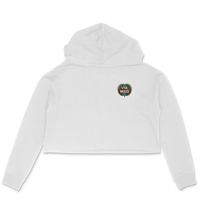 Viva Mexico, Women's Crop Hoodie