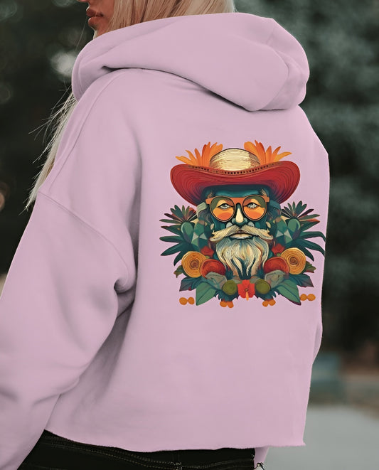 Viva Mexico, Women's Crop Hoodie